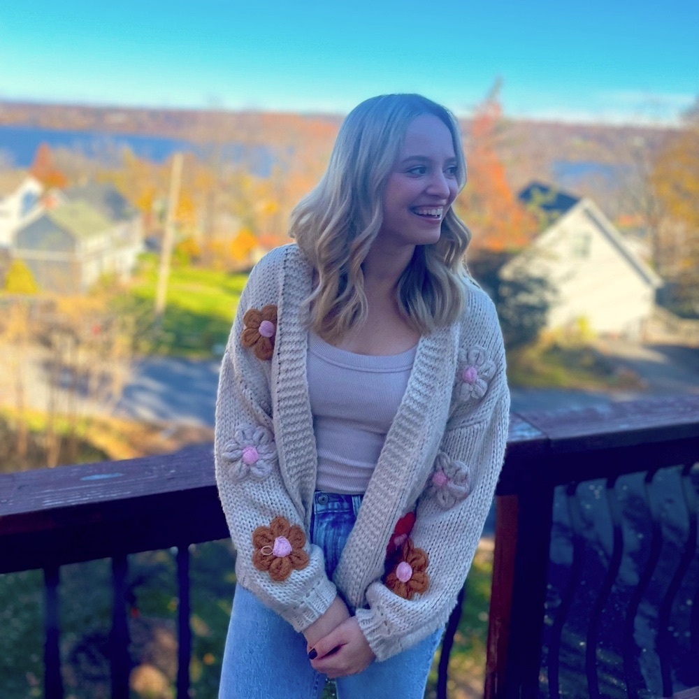 Floral Embroidered Cardigan